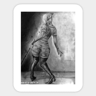 Silent Hill Nurse Sticker